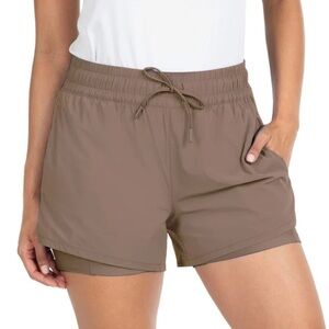 Spyder Athletic Shorts - Lined Tan Women’s size XXL